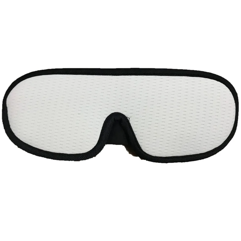 

Whosale Portable travel eye shadow mask auxiliary cover soft eyes relaxation breathable exercise mesh 3D sleep mask nap mask, White black purple