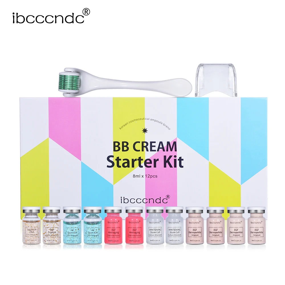 

Manufacturers Makeup Base Foundation with Roller Whitening Facial Microneedle Treatment Liquid BB Foundation