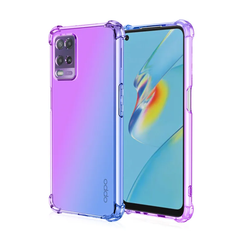 

1.5MM Soft TPU Four Corners Anti-fall For OPPO Find X3 Pro Back Cover For OPPO Find X2 Pro Phone Covers For OPPO A53 Case