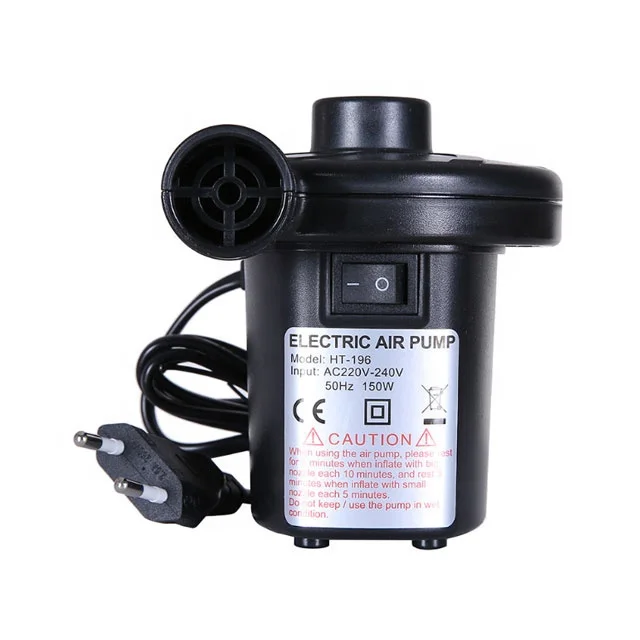 Ac 100240v Electric Air Pump For Air Boat Bed With Inflate And Deflate