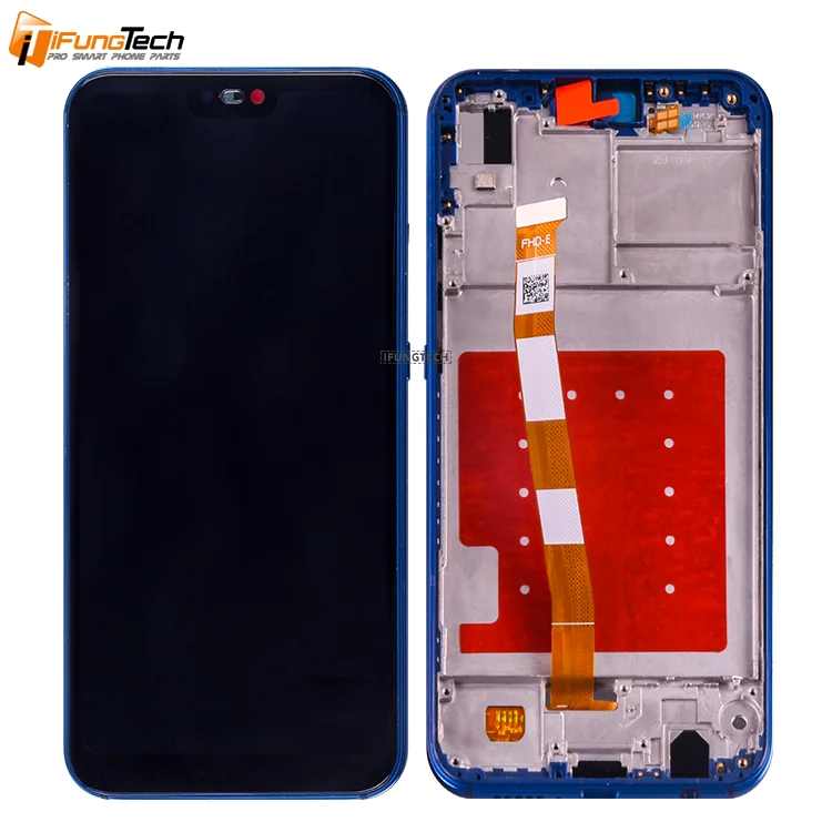 

100% Tested Original Lcd Screen For Huawei P20 lite LCD Display+Touch Screen Digitizer Assembly, Black, pink, blue, gold