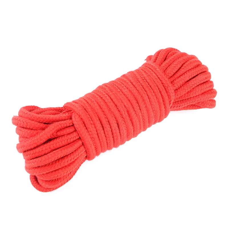 10M Sex Slave Bondage Rope Soft Cotton Knitted Rope BDSM Restraint Sex Toys For Couple Women Man Exotic Toys Roleplay