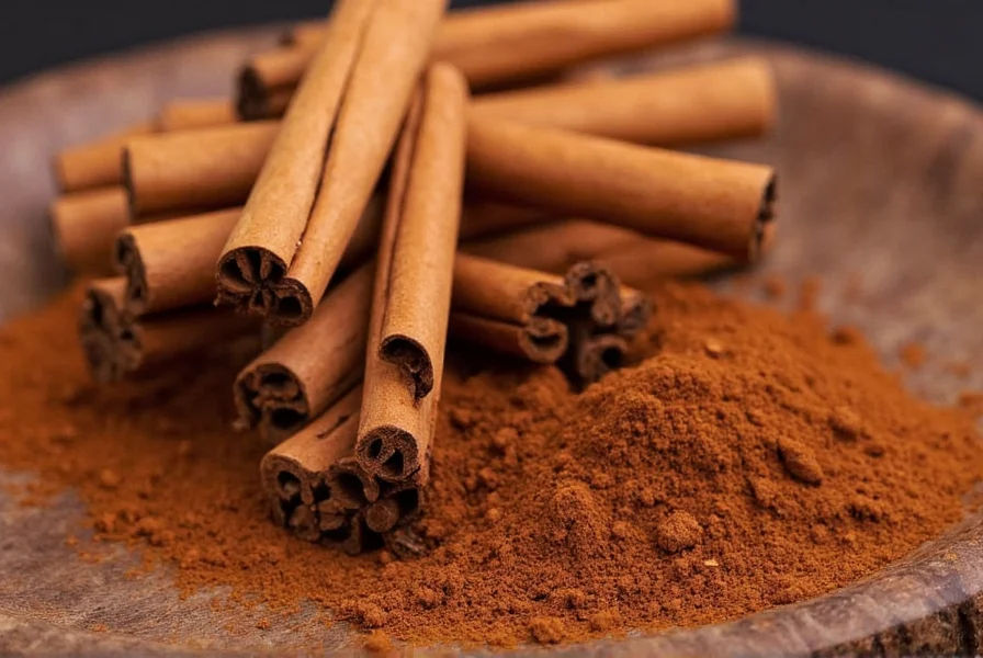 Cinnamon sticks arranged in ritual pattern