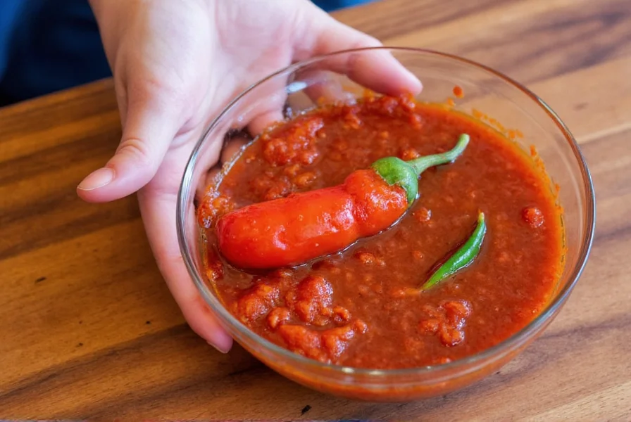 Colorful bell pepper relish served on a platter