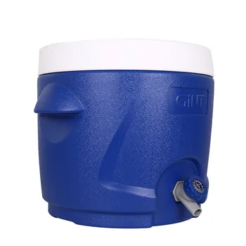 

GiNT 10L Good Quality Fashion Design Round Plastic Insulated Ice Cooler Water Drinks Ice Cooler Jug for Drinking, Customized color