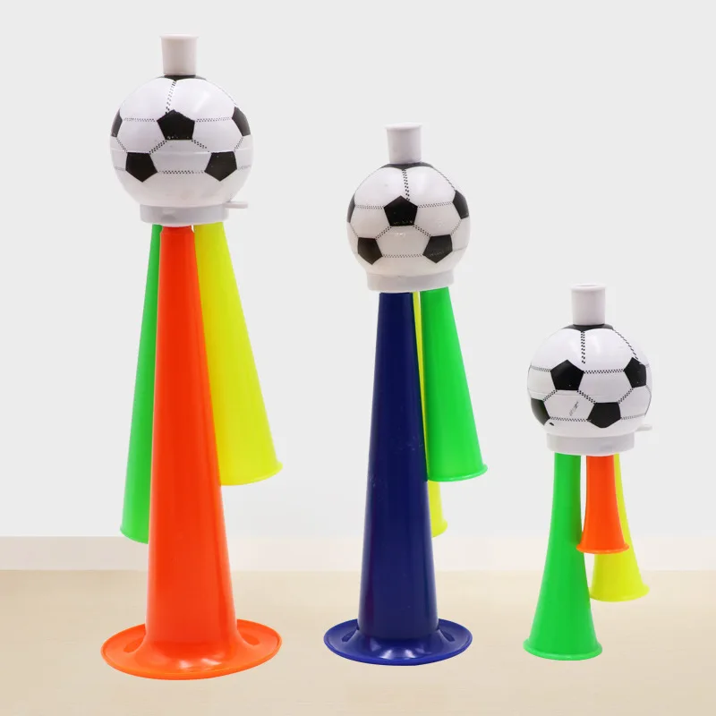 

2022 World Cup Football Soccer Sports Fans Plastic Cheer Horn Toy Football Fans Trumpet Party Favor