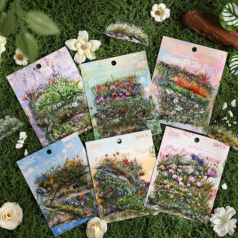 Wizard of Oz Garden Landscaping Handbook Sticker Pack 20 Sheets per Pack Creative Decorative Stickers