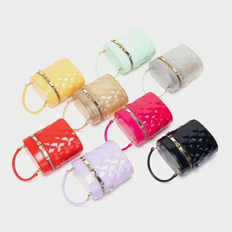 

2021 wholesale New arrivals Bucket Bag Crossbody Handbags designer purses Women Trendy Mini Fashionable Ladies Jelly Bags, 8colors