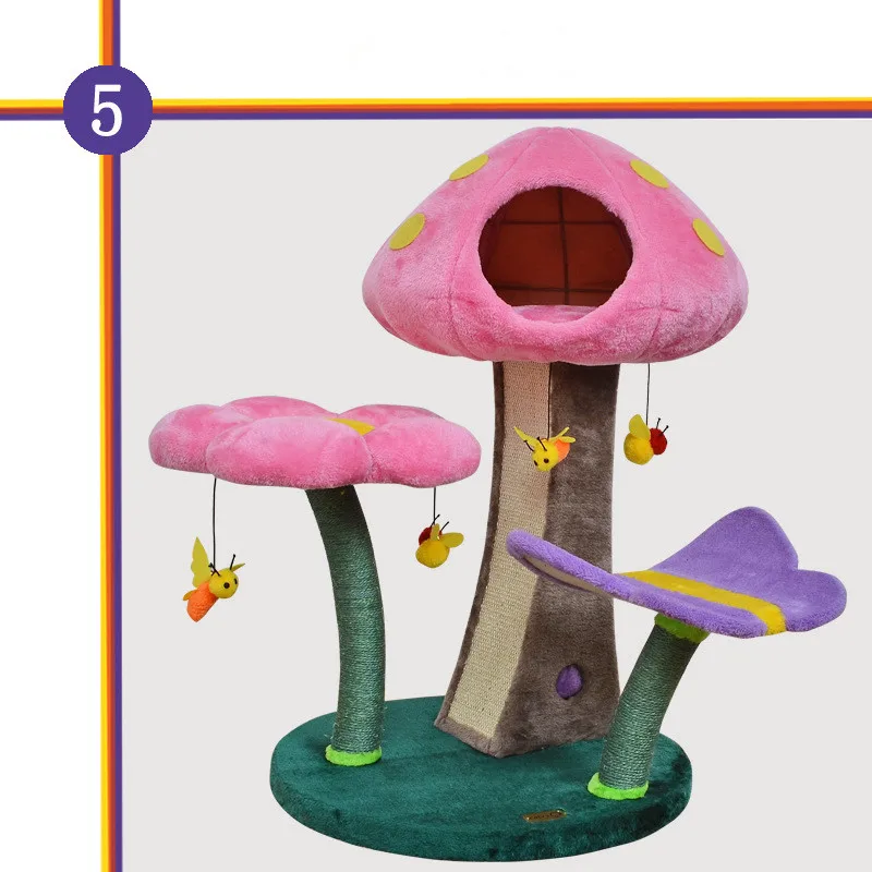 pink cat tower