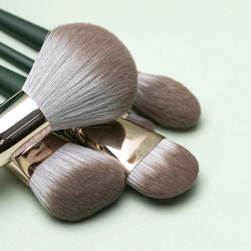 

2021 New Style Luxury 15pcs Vegan High end Private custom label makeup brush set with PU bag