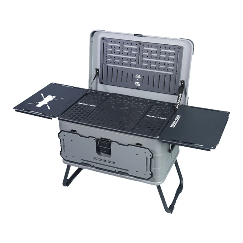 N8 ROCKBROOK Custom Storage Boxe and Storage Containers Alloy Top Roof Outdoor Camp Car Travel Coffee Storage Aluminum Tool Case