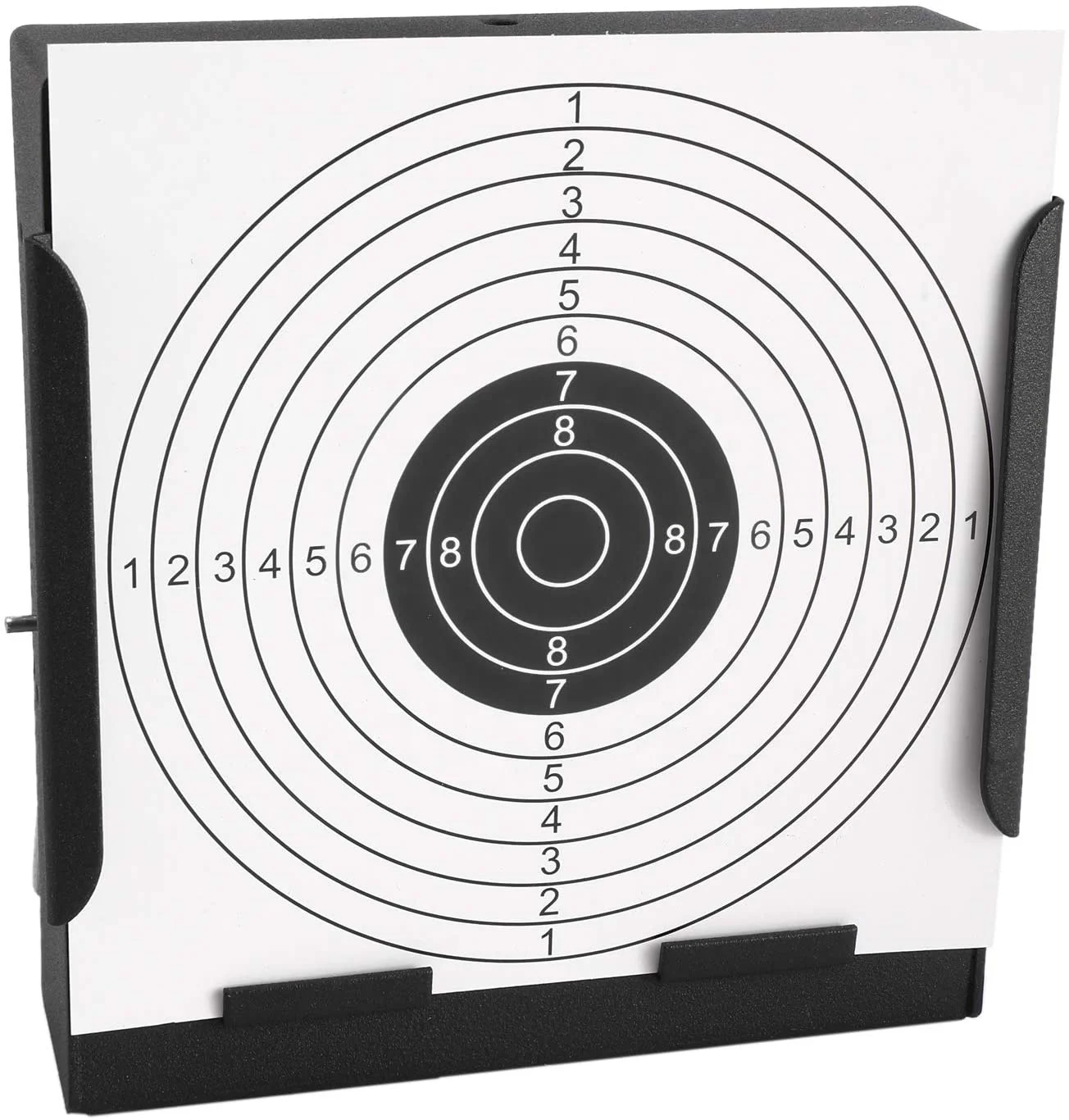

Metal Box Target with 20 Shooting Paper Targets, Airsoft Pellet Trap Catcher, for Shooting Practice and Air Soft Gun Training