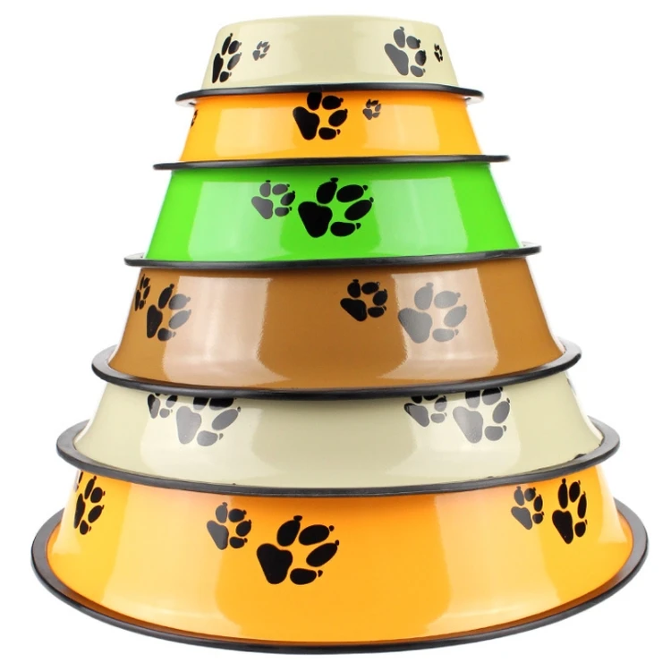 

Low Moq Stainless Steel Non-Slip Non Toxic Environmental Protection Many Colors Pet Bowl
