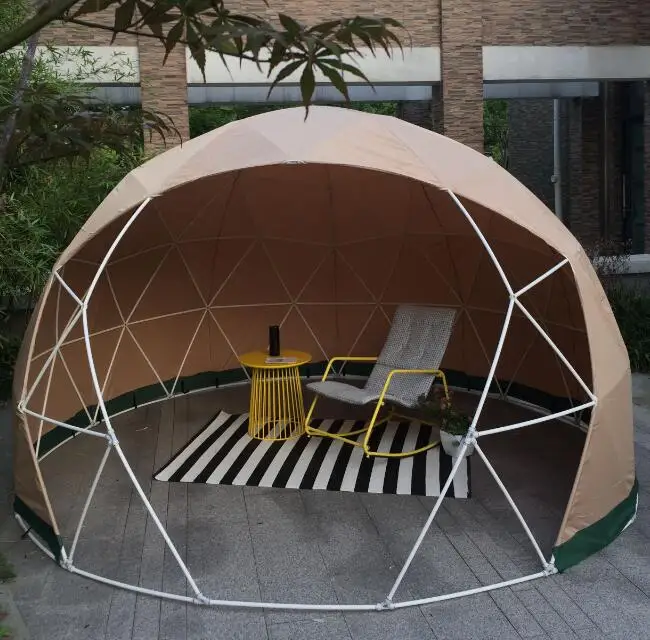 
Outdoor use high quality transparent garden dome igloo snow geodesic plastic dome house 