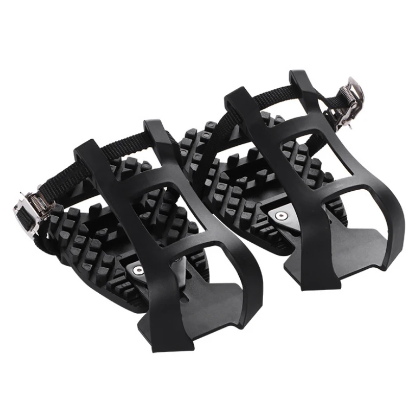 

Factory Direct Sale Compatible with Peloton Bike and Bike+ Pedal Toe Clips Cage Indoor Exercise Indoor Bike Pedal Adapters, Black