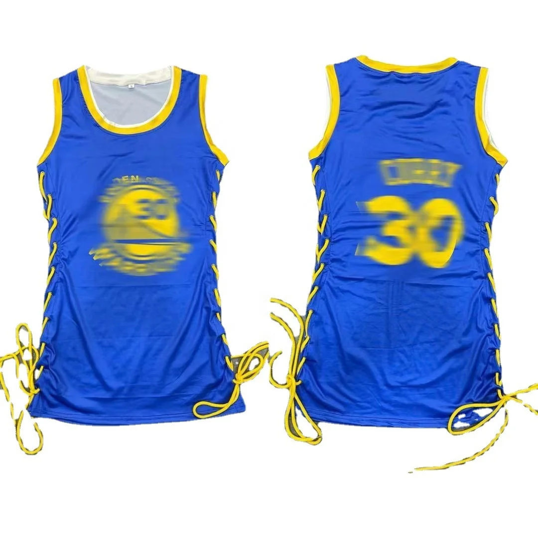 

AI292-0322 7 colors 2021 new fashion women's lacing dress basketball suit