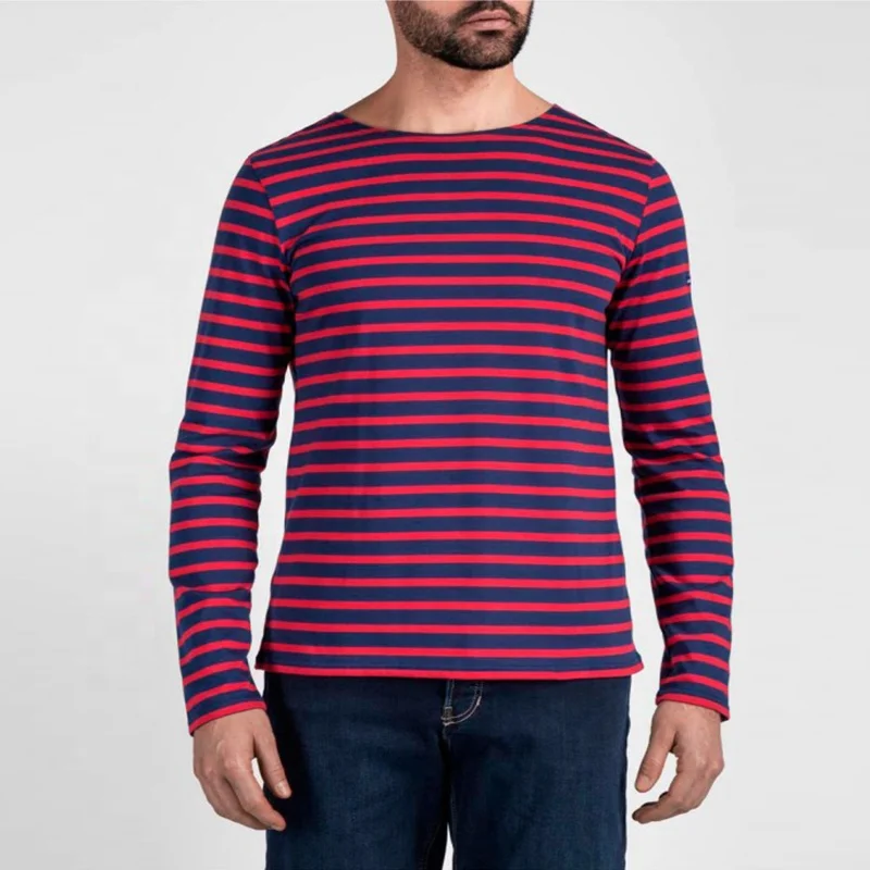

Soft Cotton Suitable Modern Stripe T-Shirt For Men