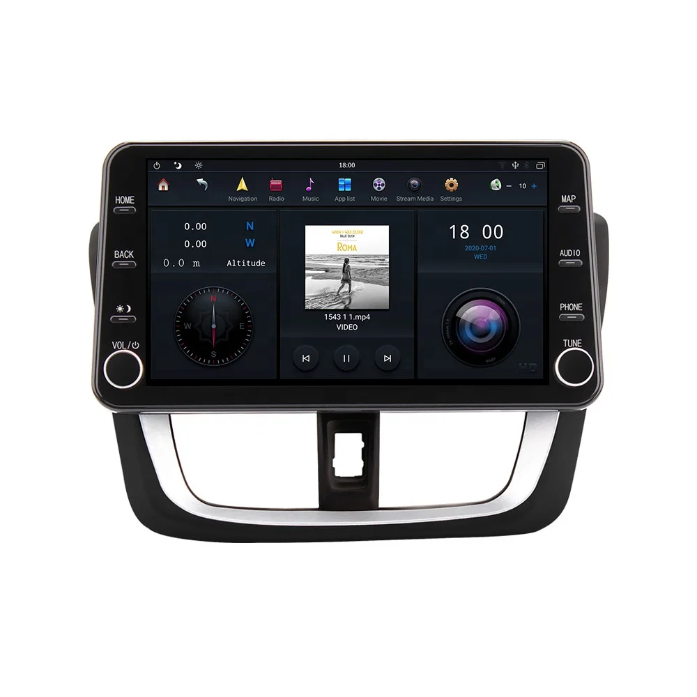 

Aotsr 11.8" MAX-PAD Android 9.0 Car Multimedia player For Vios 2014 -2017 Car GPS Navi BT Head unit Auto Radio Stereo