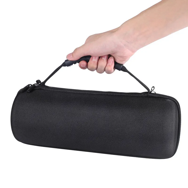 

Portable Zipper BT Speaker Bag For JB L Charge 4 Speaker EVA Hard Storage Case Cover Shoulder Carry Bag, As photos showed