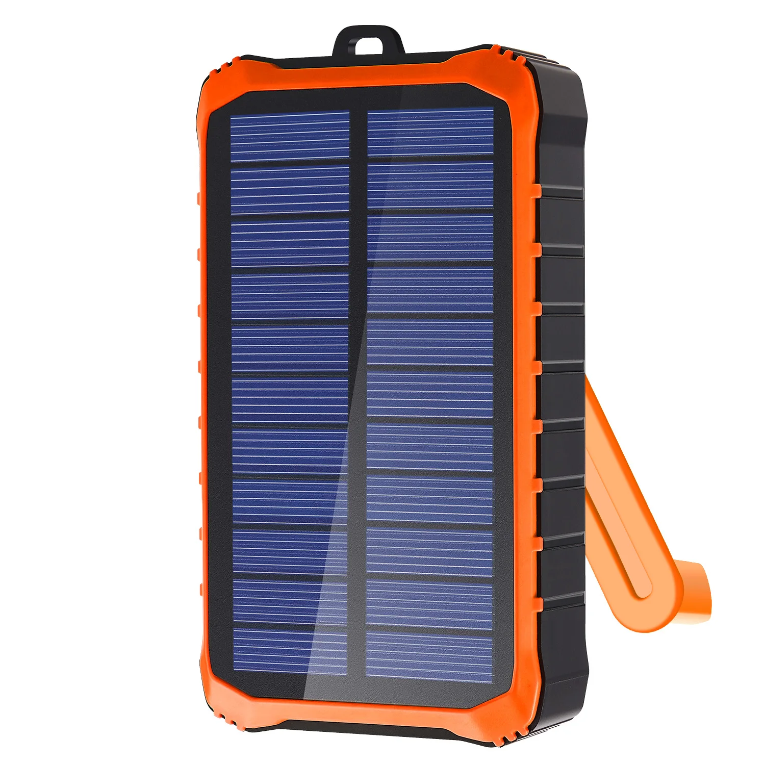 

12000mah Portable solar phone charger new products solar power bank power bank with LED Lamp
