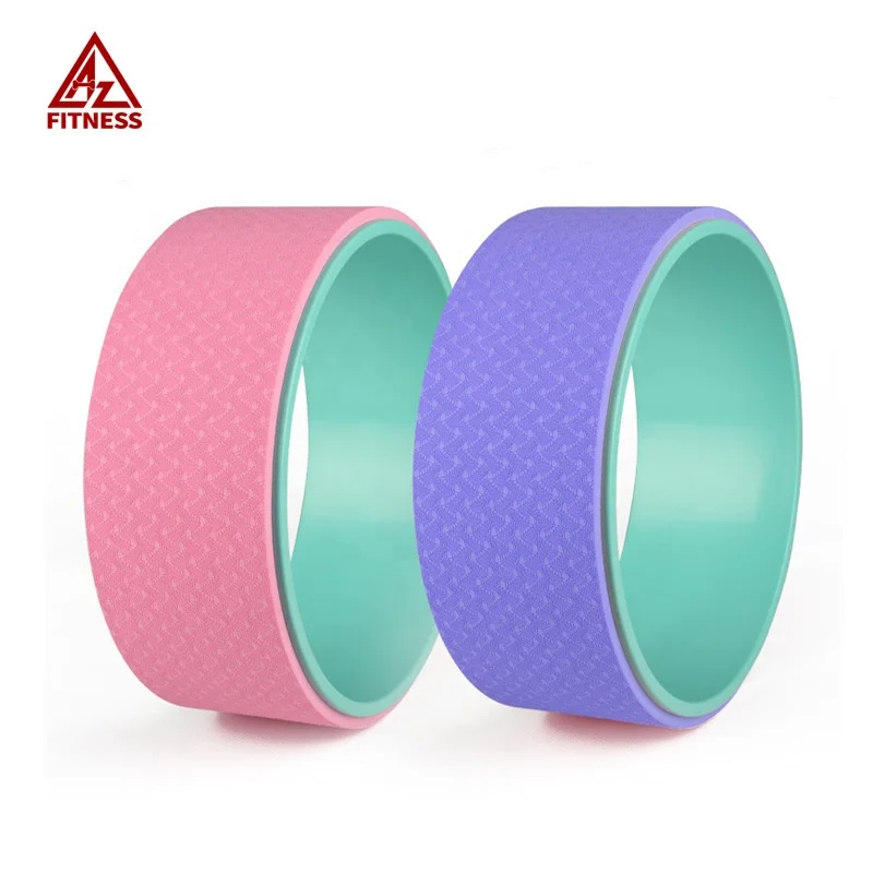 

Equipment Gym Workout Custom Logo Kids Pilates Anti-slip Fitness Environmentally Friendly Balance Exercise TPE Yoga Wheel, Pink, green, red, purple, black