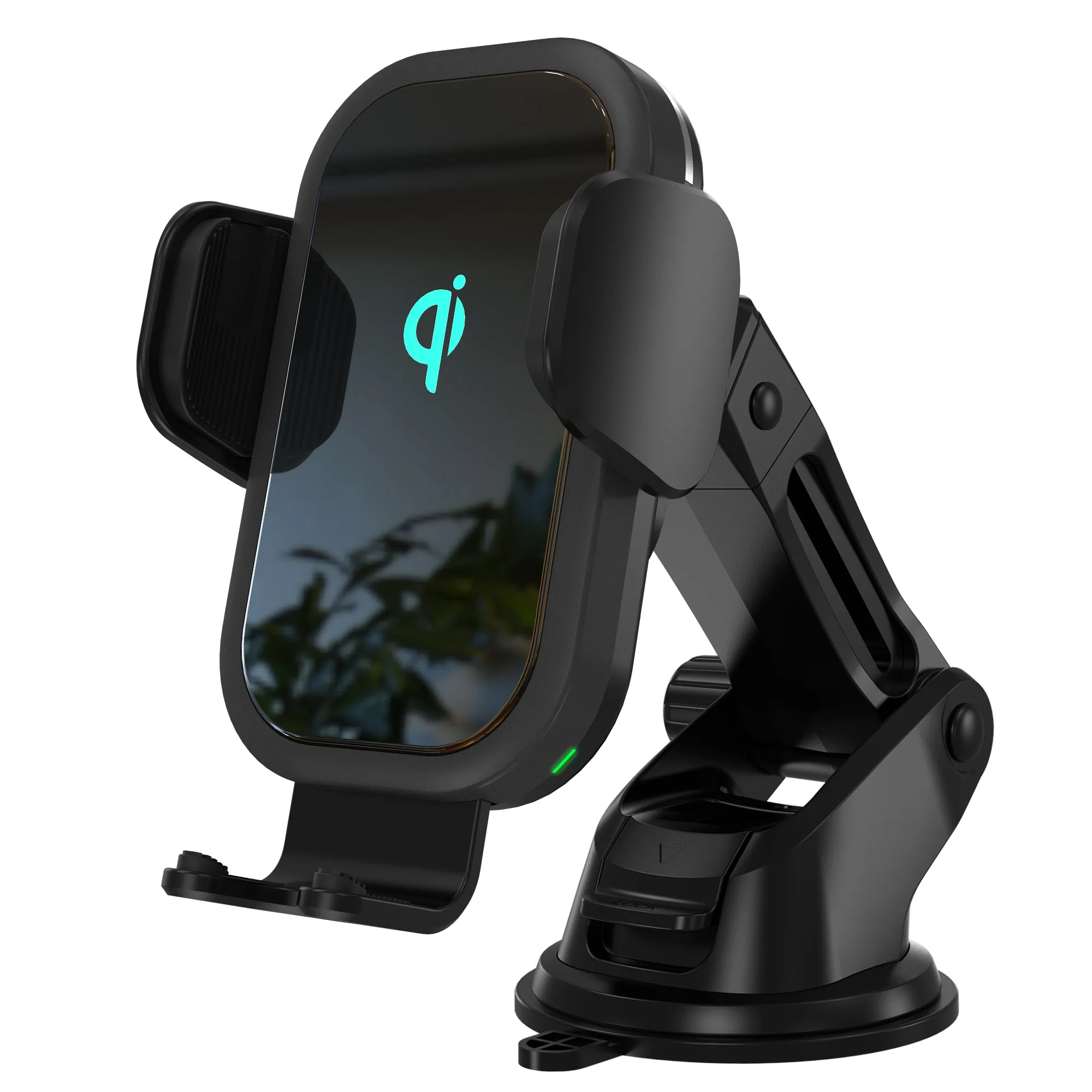 
Simple fast 15w magnet phone qi holder magnetic mount wireless car charger 