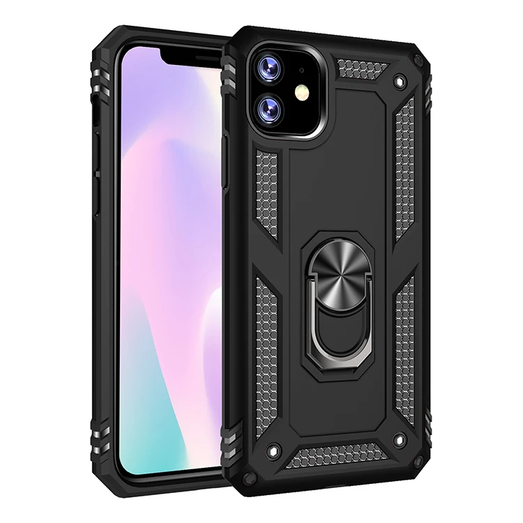 Funda de teléfono móvil con cubierta de soporte para iPhone 11 pro Max 2019 6,1 "5,8" 6,5 "Accesorios