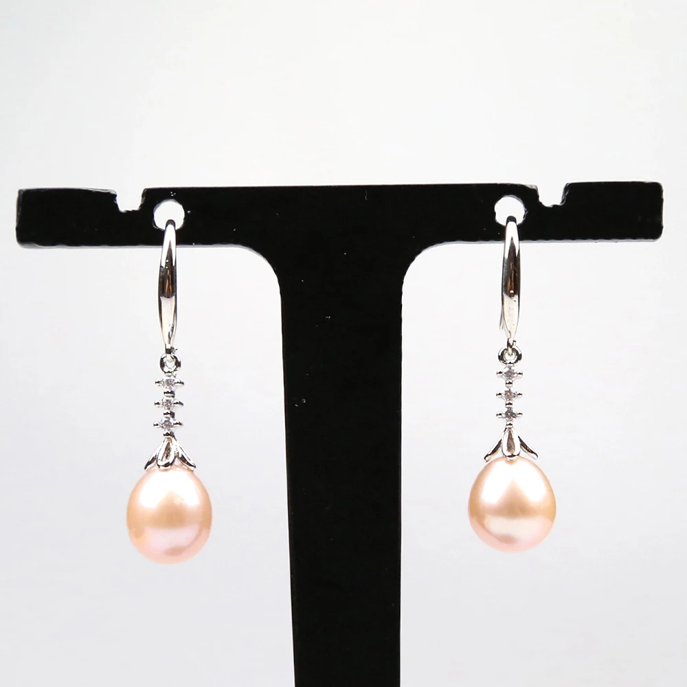

Fashion Trendy Earring sterling 925 Pearl Earrings Jewelry For Ladies Gift, Colors