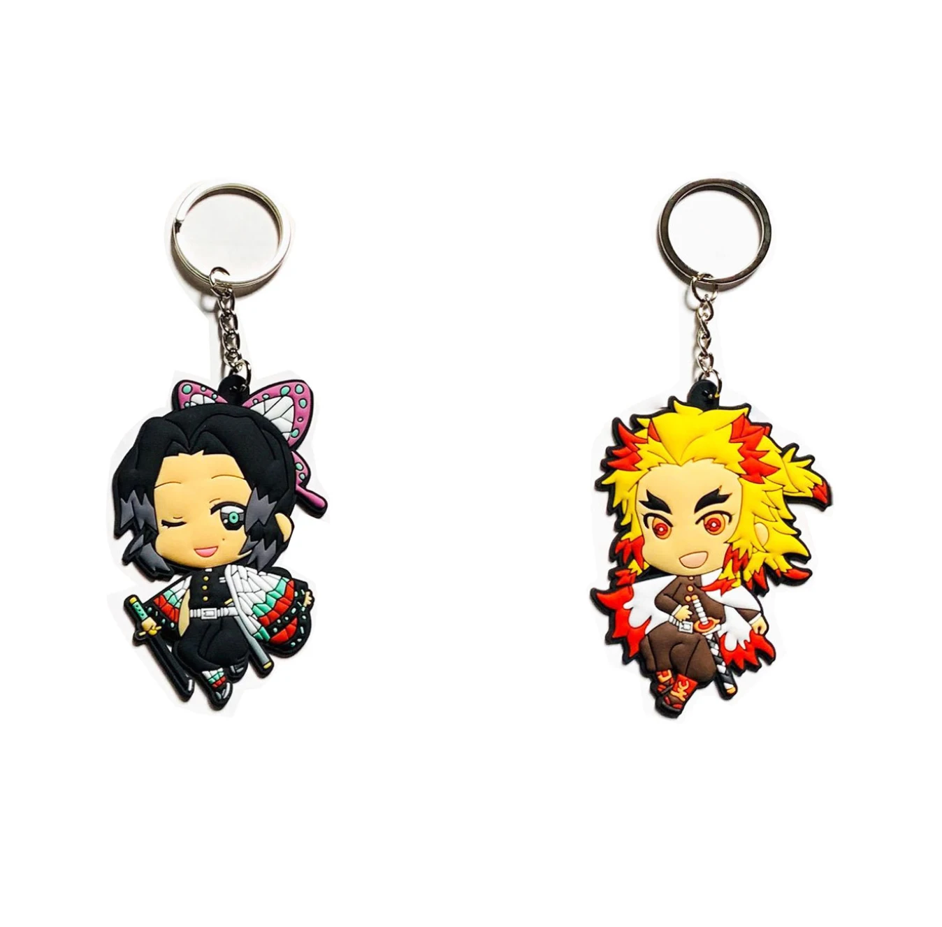 

Free postage Anime KeyChain Demon Slayer Kimetsu No Yaiba Keyring Cartoon Acrylic Pendant Charms Gifts for Fans, Colorful