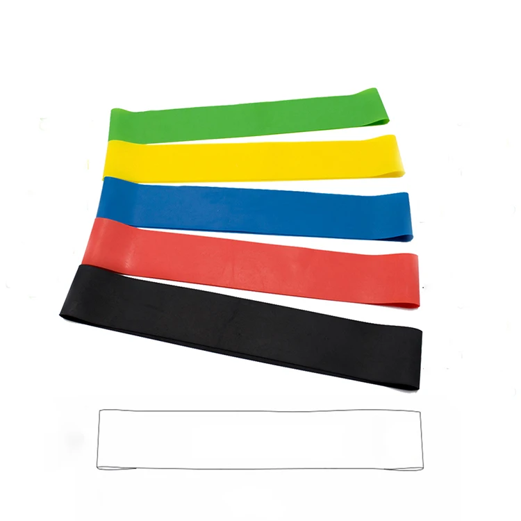 

Custom logo Gym Sport Fitness Single Resistance Loop Mini Band, Black,blue,green,yellow,red or customized