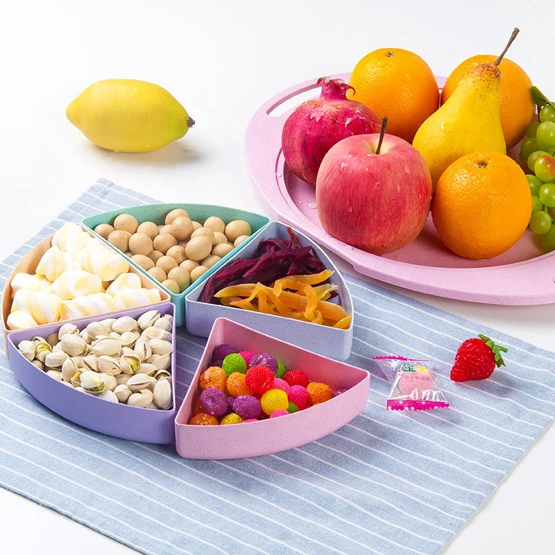 

Plastic Snack Organziers Nut Dried Fruit Plate Snack Storage Box Dried Fruit Box Trays