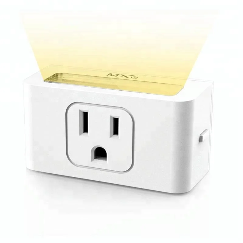 3 pin intelligent iot wifi smart plug socket with led night light, amazon echo alexa google wireless controlled device