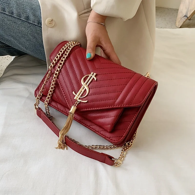 

2021 summer new fashion all-match crossbody ladies women chain bags shoulder messenger bag