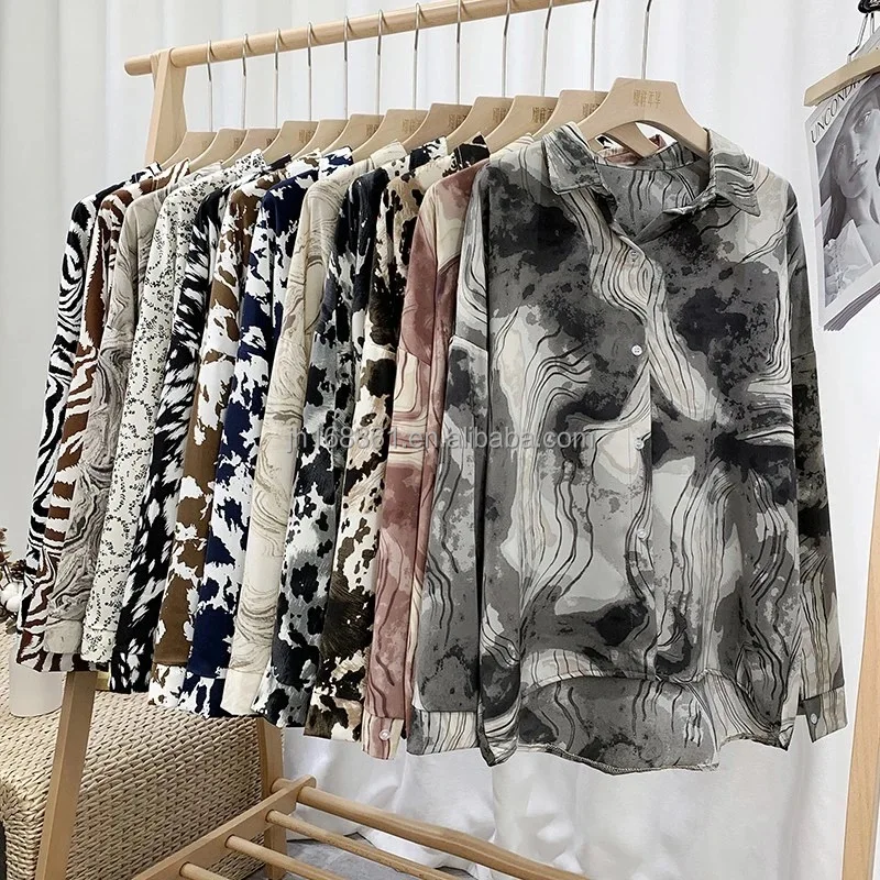 

Autumn case grain is warm recreational lapel shirt shirt fashionable loose female coat jacket low wholesale, Picture