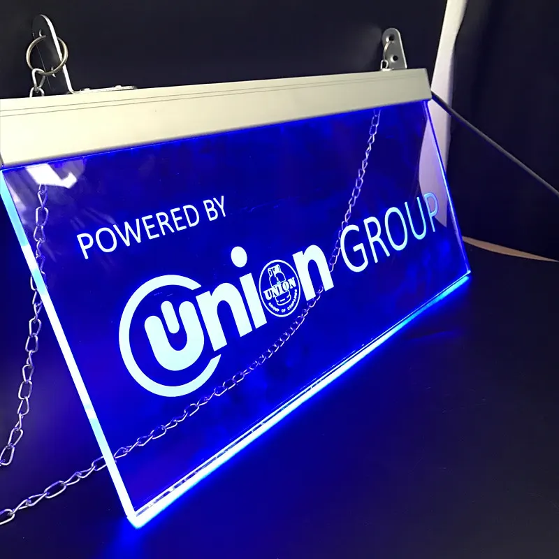 Acrylic products  Manufacturer Customized Shop Acrylic Led Edge Lit Signs Board Exit and Parking Lot Acrylic light Sign Luminous