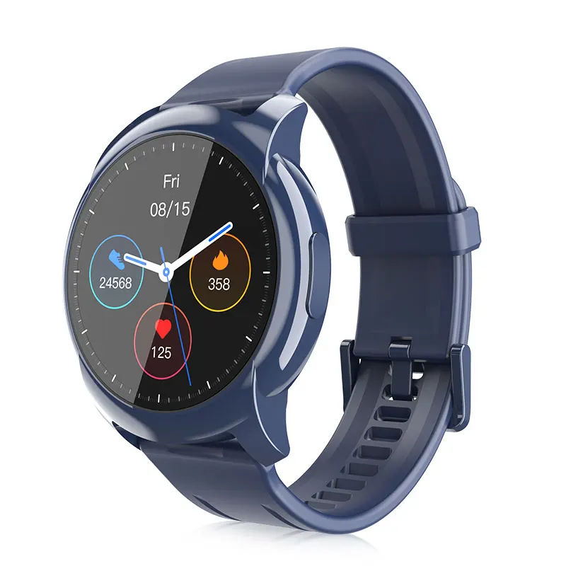 

Fitpolo C1 1.3 Inches Full Touch Screen 24H Real Time Heart Rate Monitoring All In One Design 2021 Smart Watch