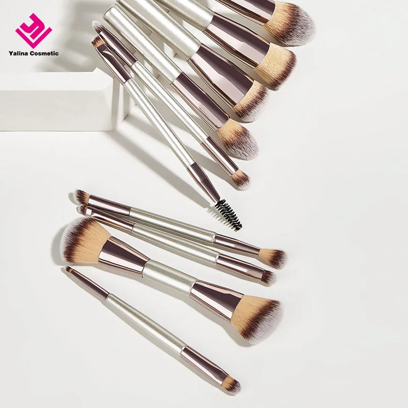 

Custom logo makeup brushes / Double-end Private label makeup brush set