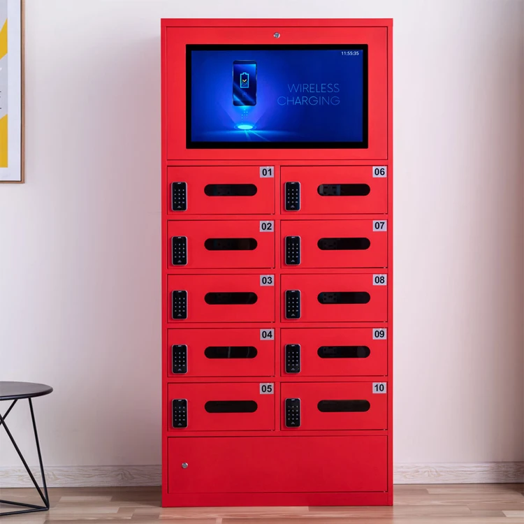 cell phone charging locker kiosk