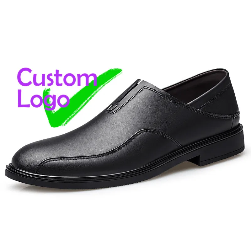 

Tacon Medio Shoe Leather Without laces Good Quality Italian Leather Shoes Estive Escolares Pure Leather Mens Shoes Nuevo