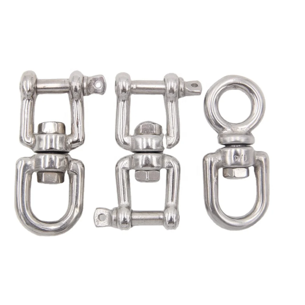 
Carbon Steel Hot Dip Galvanized Drop Forged G403 Jaw-Eye Chain Swivels 