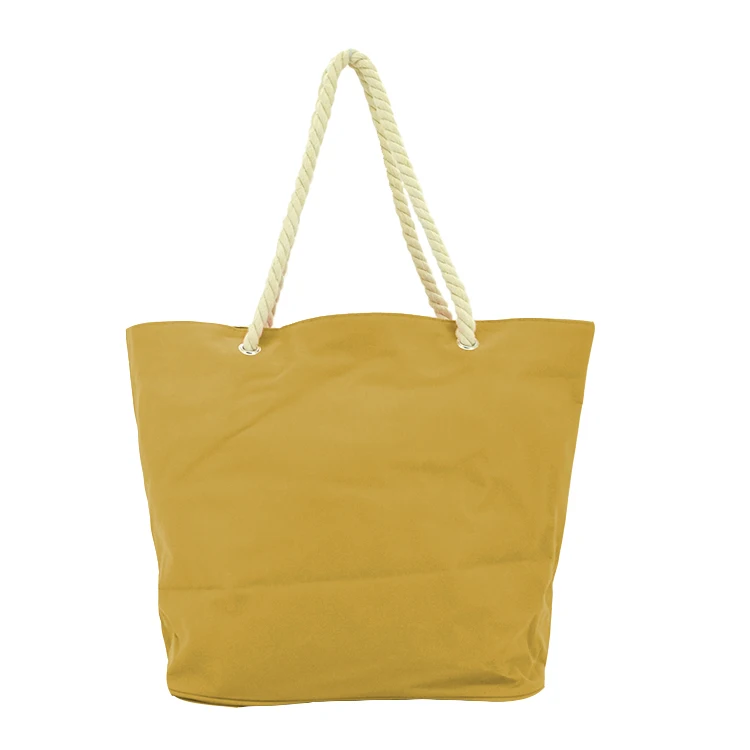 

Promotion Beach Bag Tote Beach Bag With Rope Handles For Ladies Big Beach Bag, Green/customized