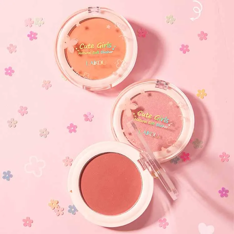 

Wholesale 3 color cream Blusher blush customized private label