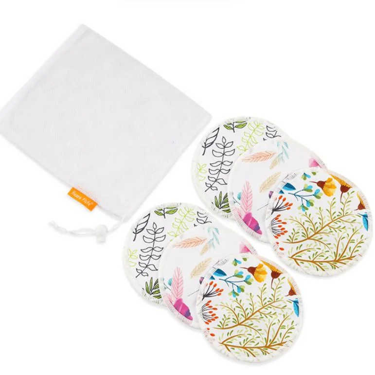 

reusable care pads washable nursing pads bamboo cotton breast pads 470 kinds prints, Colors
