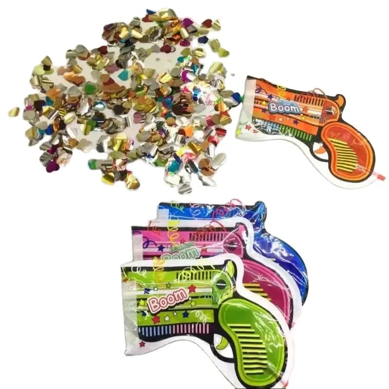 

TikTok ins Automatic inflatable party toy decoration confetti popper holiday atmosphere gift fireworks gun Birthday wedding ball