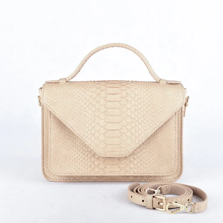 

Custom made genuine python skin lady bag luxury fashion snake leather shoulder bags women purse for sale