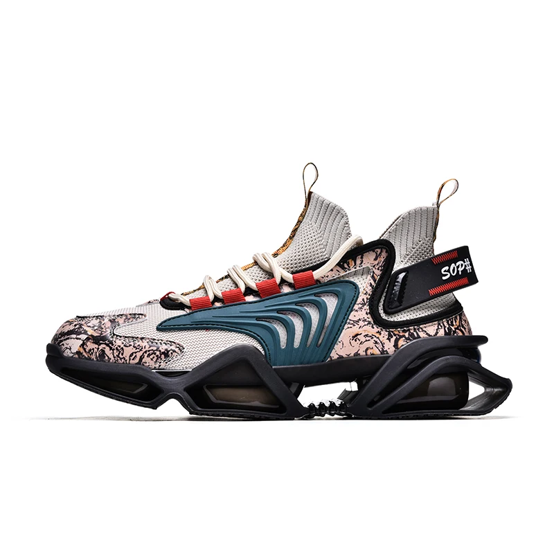 

New Design Breathable Mesh Light Running Sneakers Casual Shoes Men Sport Shoes, 4 colors