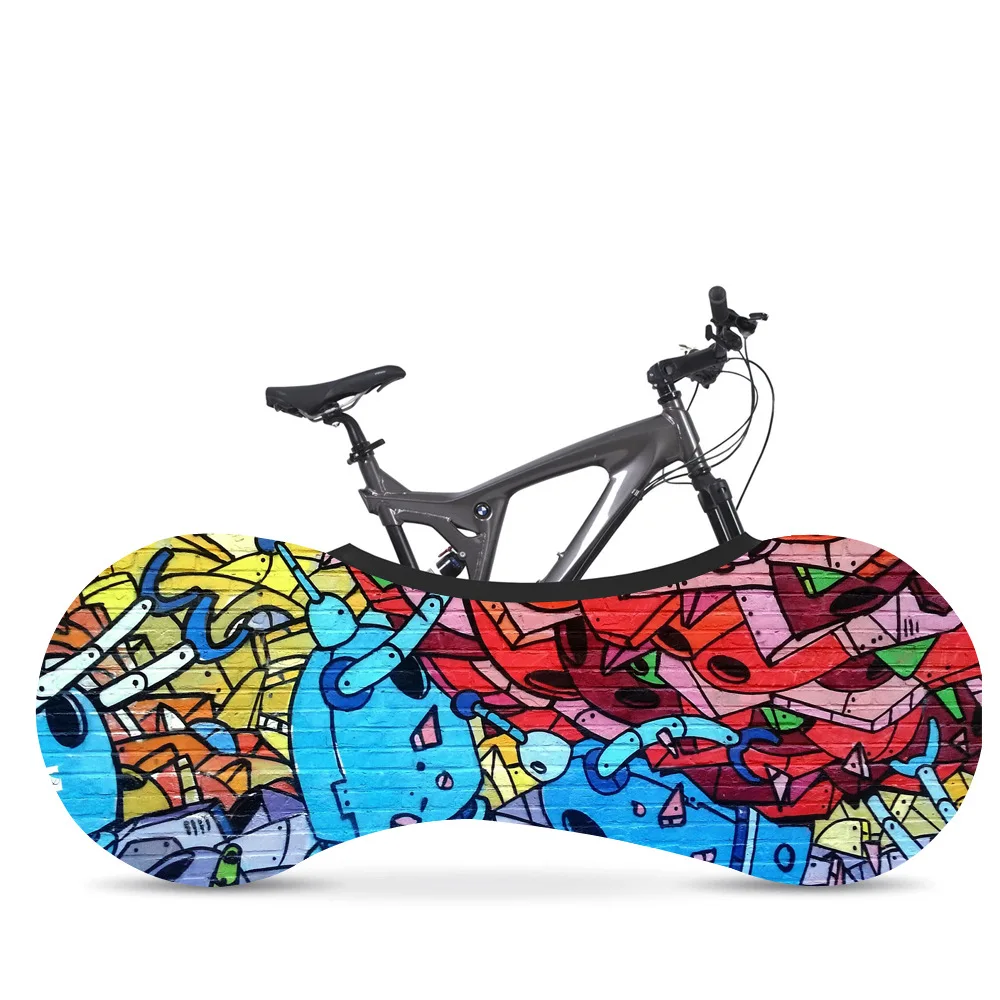 

Custom Print Stretch Bicycle Tire Covers, Manufacturer Mtb Road Bike Wheel Bag Cover/