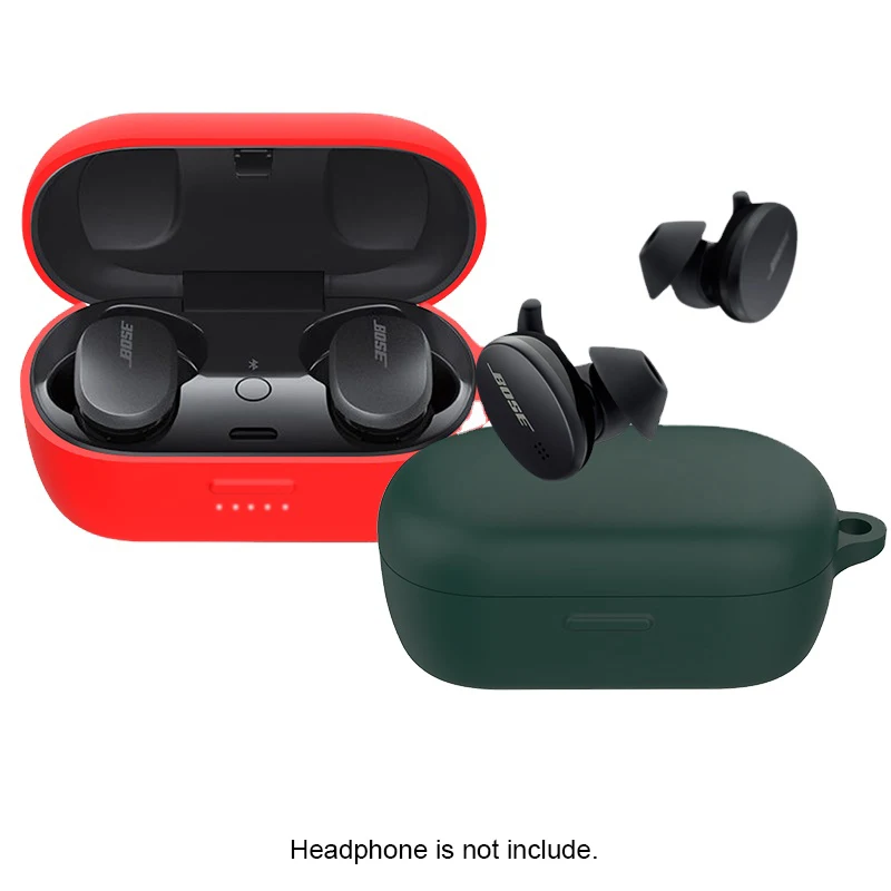 

Simple Anti-Fall Pure Silicone Case Protective Cover For Bo se QuietComfort Earbuds