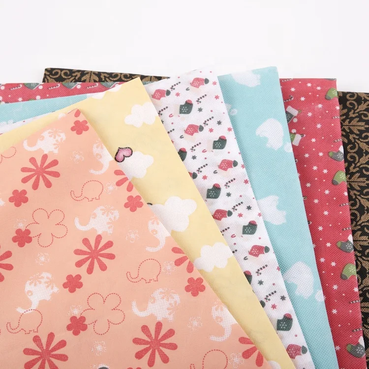 
Waterproof 100% polypropylene pp custom printed non-woven fabric for hygiene 