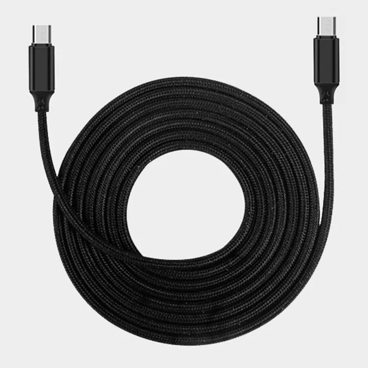 

Nylon braided E-mark chip 5A Fast Charging type C to type C charger cable, PD 100W usb c charger cable for Laptop